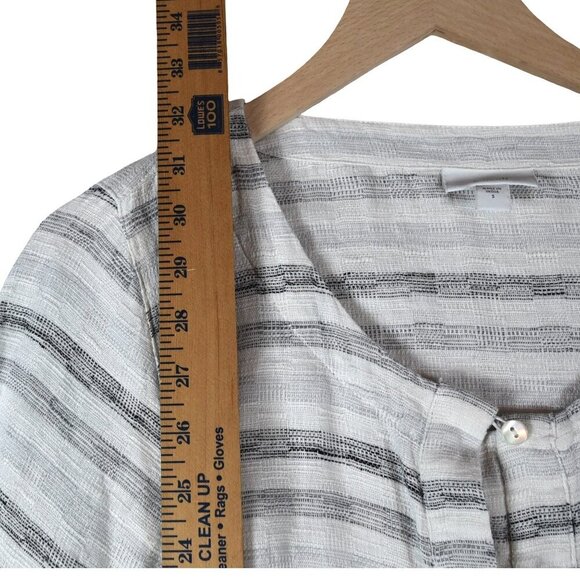 Pure Jill Linen  Cotton Tunic Blouse Shirt S Coastal Minimalist - Picture 7 of 11